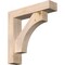 Ekena Millwork Westlake Block Smooth Bracket w/ Offset Brace, Douglas Fir, 5 1/2"W x 24"D x 24"H BKT0604X24X24WTL05SDF - alternate 1